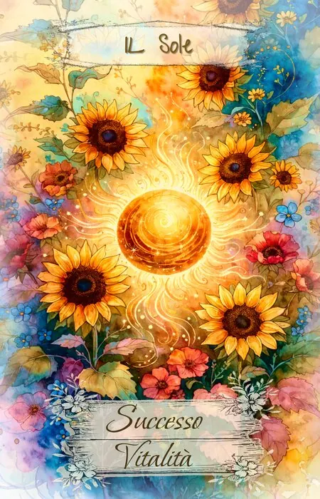Incanti di Lenormand - Il Sole