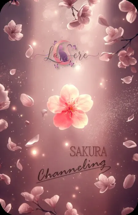 Sakura Channeling - copertina e carta ti amo