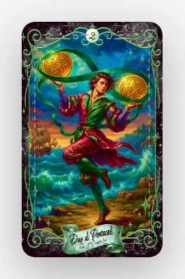 La Sere Tarot - Quattro di Bastoni